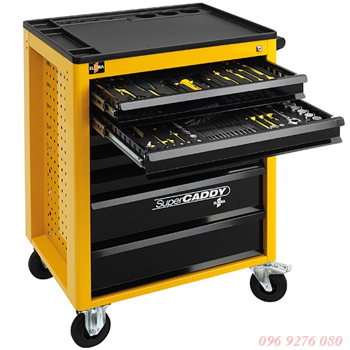 Tủ đựng dụng cụ 7 ngăn SUPER CADDY, bao gồm 150 tools, ELORA 1220-LOT