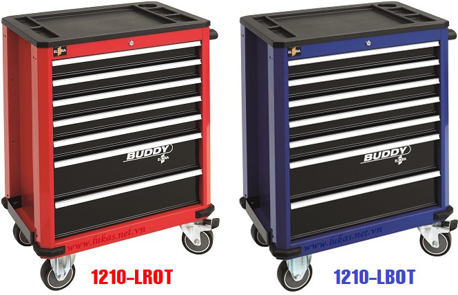 Tủ dụng cụ 7 ngăn BUDDY không bao gồm dụng cụ 1210-LROT, 1210-LBOT