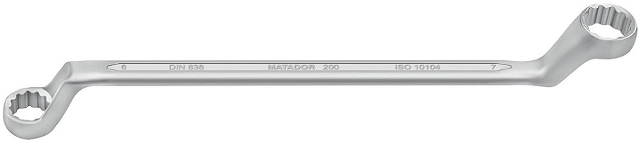 Cờ lê hai đầu vòng hình chữ Z hệ mét MATADOR 0200 series