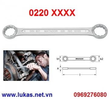 Double Ended Ring Spanners, straight
