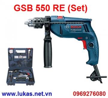 Máy khoan động lực GSB 550 RE (SET)