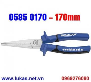 Chain Nose Pliers, straight 170mm - 0585 0170