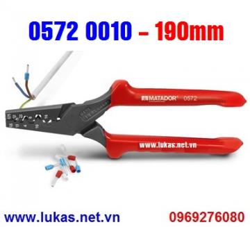 Crimping Pliers for Cable Links 190mm - 0572 0010