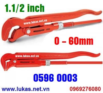 Pipe Wrenches “S shaped” 1.1/2 inch - 0596 0003