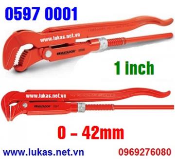 Pipe Wrenches 90° size 1 inch - 0597 0001