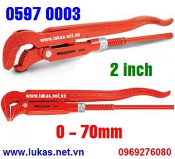 Pipe Wrenches 90° size 2 inch - 0597 0003