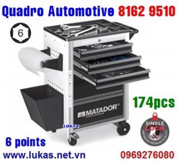 Tủ đồ nghề cao cấp 6 ngăn Quadro Automotive, bao gồm 174 món - 8162 9510