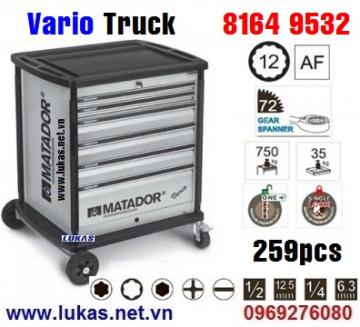 Tool assortment VARIO Truck 7 drawers, 259pcs - 8164 9532