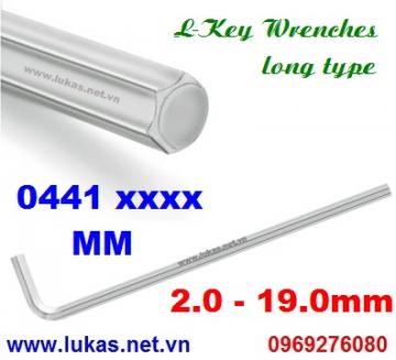 L-Key Wrenches (Hexagon), long type, mm - 0441 xxxx