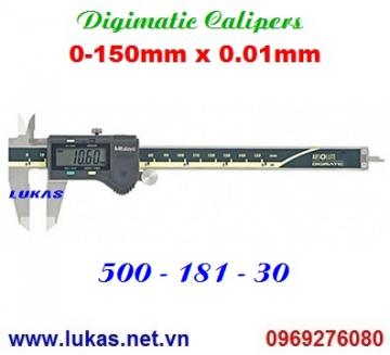 Thước cặp điện tử Mitutoyo 0-150mm x 0.01mm (500-181-30)