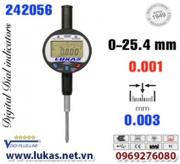 Đồng hồ so điện tử 0-25.4mm, 242056, Vogel - Germany