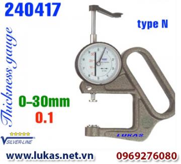 Đồng hồ đo độ dày vật liệu tấm dày 0 đến 30 mm, 240417, Vogel - Germany
