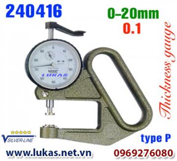 Đồng hồ đo độ dày vật liệu tấm dày 0 đến 20 mm, 240416, Vogel - Germany