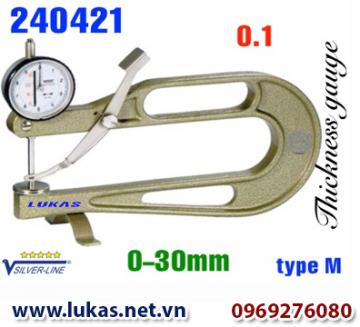 Đồng hồ đo độ dày vật liệu tấm dày 0 -30 mm, 240421, Vogel - Germany