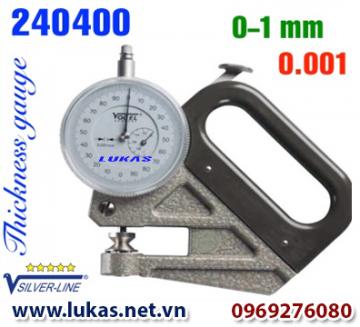 Đồng hồ đo độ dày lá kim loại mỏng 0-1mm, 240400, Vogel - Germany