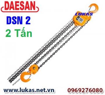 Palang xích kéo tay DSN2 - 2 tấn