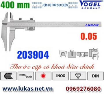 Thước cặp cơ khí 400mm ngàm kẹp 100mm - 203904 - Vogel