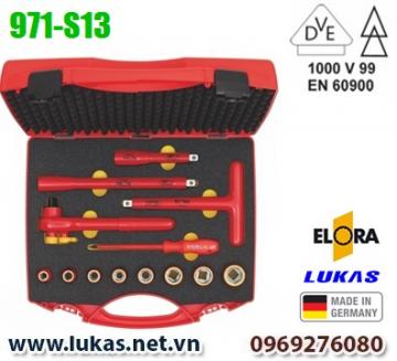 Bộ tuýp cách điện 1000V gồm 13 món, ELORA 971-S13