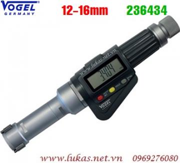 Panme điện tử đo lỗ 12-16mm, tiêu chuẩn IP54, Vogel 236434