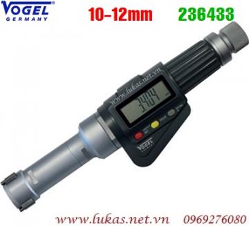 Panme điện tử đo lỗ 10-12mm, tiêu chuẩn IP54, Vogel 236433