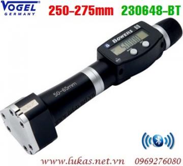 Panme điện tử đo lỗ 250-275mm, kết nối bluetooth, tiêu chuẩn IP67, Vogel 230648-BT