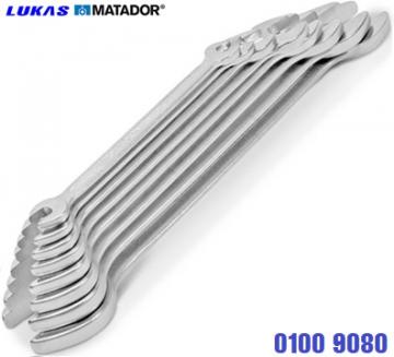 double open ended spanners sets 8pcs - mm, 0100 9080, Matador - Germany
